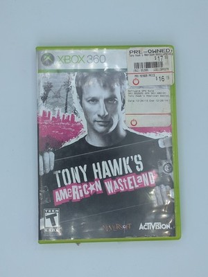 Tony Hawk's American Wasteland Xbox 360 Complete In Box, Tested & Working