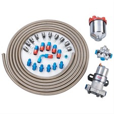 Universal Electric 130 Gph Fuel Pump Kit Wregulator Filter Fuel Line Pumpkit7a
