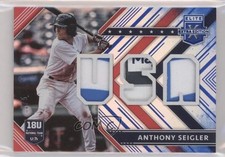 2018 Panini Elite Extra Edition USA Materials Blue 1/5 Anthony Seigler hg6