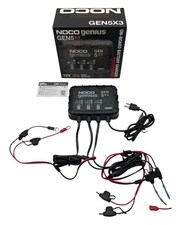 NOCO Genius GEN5X3 3-Bank 15A Marine Battery Charger, 12V Waterproof - FOR PARTS