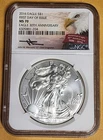 2016 $1 American Silver Eagle First Day of Issue PCGS MS70 - 30th Anniversary