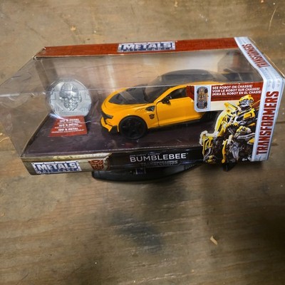 Transformers BUMBLEBEE 2016 Chevy Camaro Diecast 1:32 - plus coin, Jada Toys New