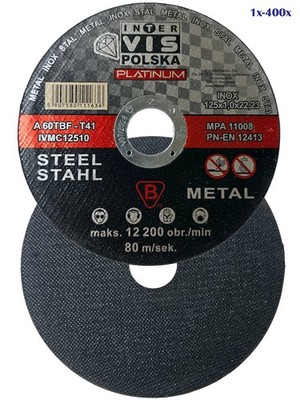 Trennscheiben für Metall&Edelstahl 125 × 1,0 INOX Flexscheibe INTER VIS Platinum