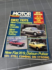 VINTAGE CAR MAGAZINE MM MOTOR MANUAL 1981 HOLDEN FORD MAN CAVE MUSCLE CAR
