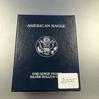 2005-S American Silver Eagle $1 - Proof / w/Box & COA / Beautiful! - No Reserve!