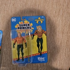 DC Direct Mcfarlane Toys Super Powers Aquaman Gold 40th Anniversary 4.5  Figure