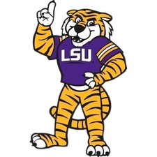LSU Tigers Sticker NCAA Football Die Cut Laminated