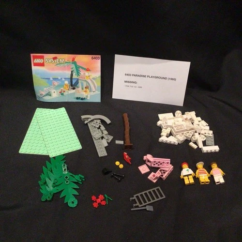 Vintage Paradisa Lego Set 6403 Paradise Playground (1993) NOT COMPLETE