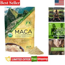 Peruvian Maca Powder - 8oz Organic Superfood for Stamina  Balance