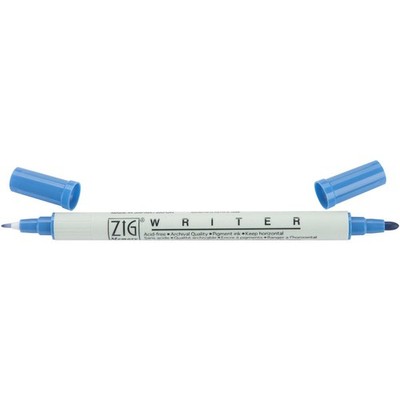 Zig Memory System Writer Dual Tip Marker, Blue Jay 1 Count (Pack of 1),