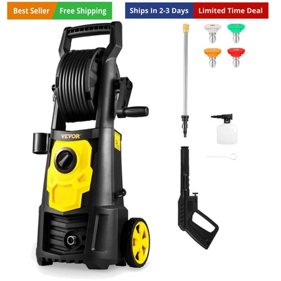 #ad #ad Electric Pressure Washer 2000 PSI 1.76 GPM Portable Cleaner with 30ft Hose ... $144.08