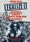 PETER TOSH 1976 original POSTER ADVERT LEGALIZE IT Wailers Bob Marley Reggae