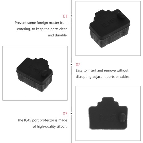 20pcs Dust Covers Blanking Plug Dust Caps Ethernet LAN Port Protector - Afbeelding 9 van 12