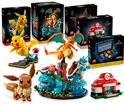 All 5 LEGO Pokémon Sets - 40892, 40911, 72151, 72152, 72153 NIB