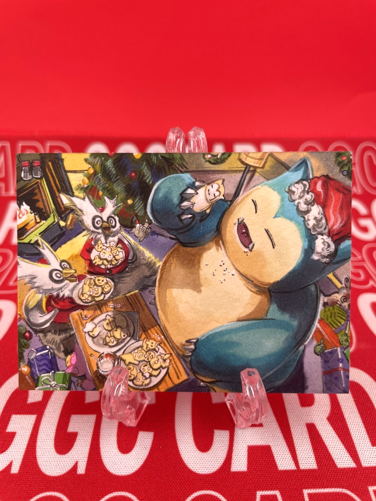【Christmas Limited】GGC Studio Pokémon Snorlax Artist Auto Sketch Card 1/1