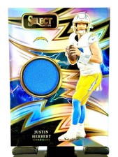 2024 Panini Select #S-JHT Justin Herbert Sparks Relics Prizm #/149