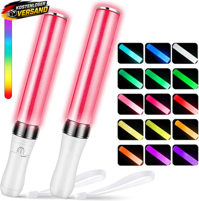 LED Leuchtstäbe bunt für Partys Konzerte Hochzeit Weihnachten Set