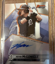 Topps 2025 Bowman's Best Kevin McGonigle Tigers Best of 2025 Auto B25-KM