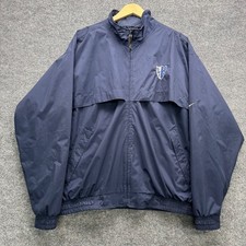 Nike Golf Storm-FIT Jacket Mens Size L Navy Blue Full Zip Waterproof Performance