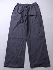 Old Money Men's Elastic Waist Relaxed Fit Cotton Pantalon CG2 Gray Large