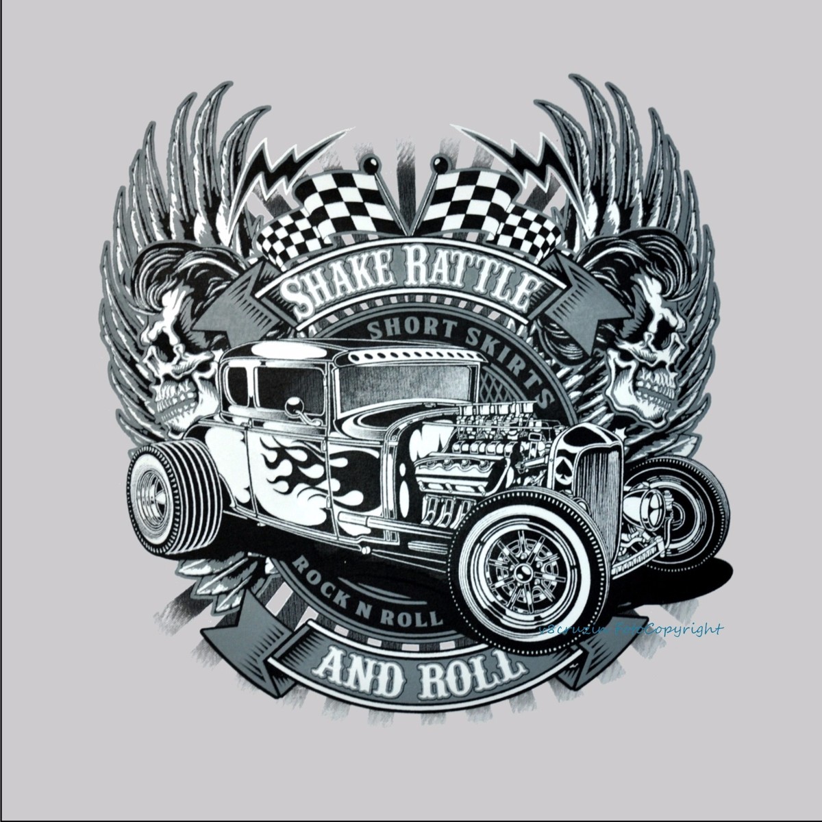 Tuning T-Shirt Garage Hot Rod Kustom Oldschool Progettazione Auto - Foto 6