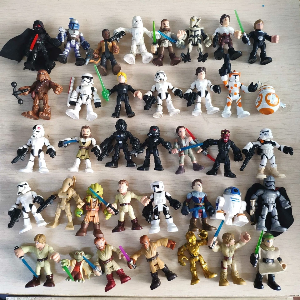 Lotes 2,5"" Playskool Star Wars Galactic Heroes Last Jedi Force - Brinquedos à sua escolha - Imagem 2 de 4