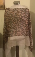 Women’s Leopard Boat Neck Animal Print Scarf Versatile Boutique head wrap