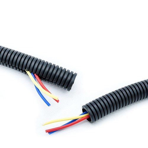 Cable Tidy Conduit Flexible Corrugated Sleeving Convoluted Tubing Protection - Picture 8 of 10
