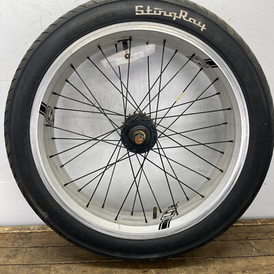 激レア Schwinn Sting-Ray wheel tire Schwinn Stingray OCC Chopper Front Wheel SMALL YOUTH 18 Inch