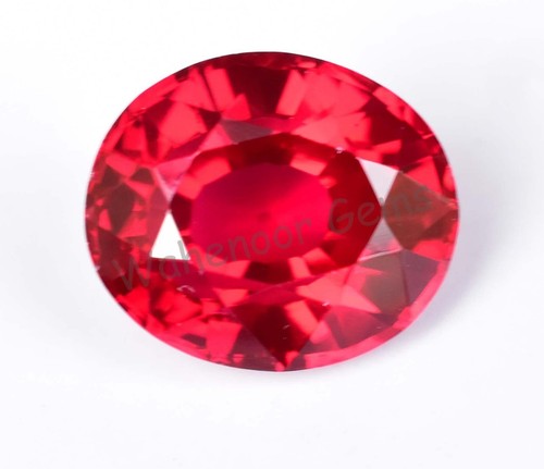 12.45 Ct Natural Blood Red Ruby Oval Certified Mozambique Stunning Gemstone - Picture 2 of 6