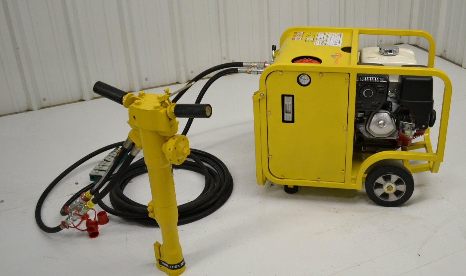 Hydraulic Hand Held Jack Hammer Concrete Breaker New Packer Brothers 45 lbs eBay