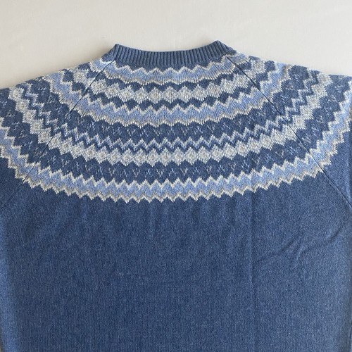 Peter Millar Sweater Men L Wool Cashmere Fair Isle Golf Ski Snow Nordic Arctic - Picture 14 of 16