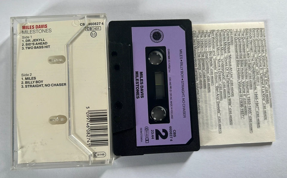 Miles Davis – Milestones cassette - Image 3 of 4