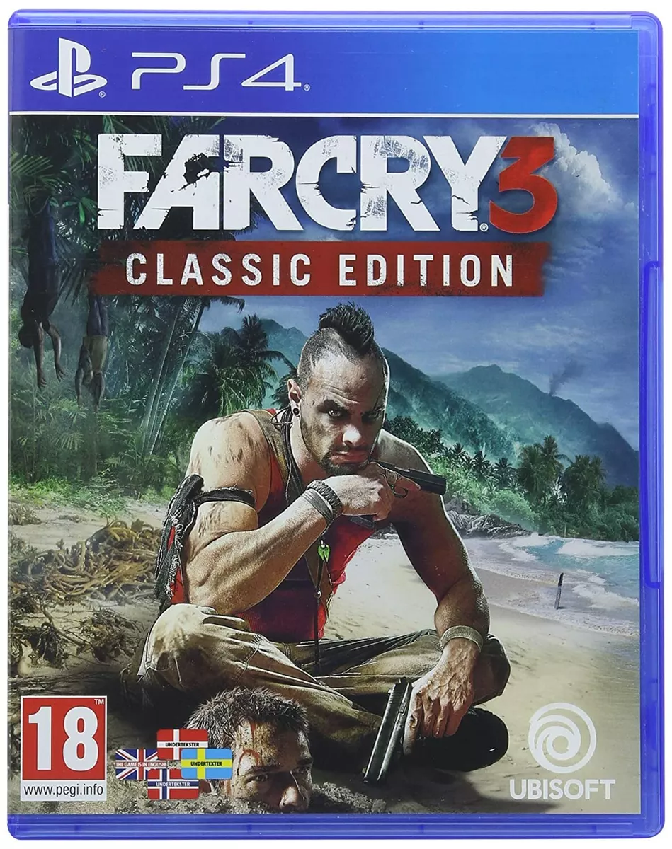 Far Cry 3 Classic Edition Playstation 4 PS4 PS5 Ubisoft Survival Hunting -  New!