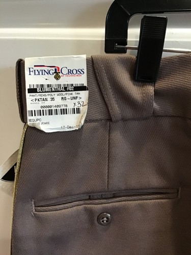 Flying Cross FX Men's Uniform Pants Brown Size 35-Reg - Picture 7 of 8