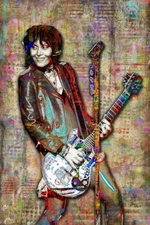 JOAN JETT Tribute 20x30in Poster, Joan Jett & The Blackhearts Pop Art Free Ship