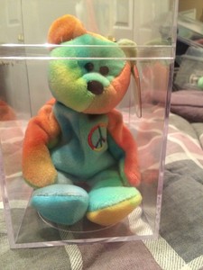 ebay peace beanie baby