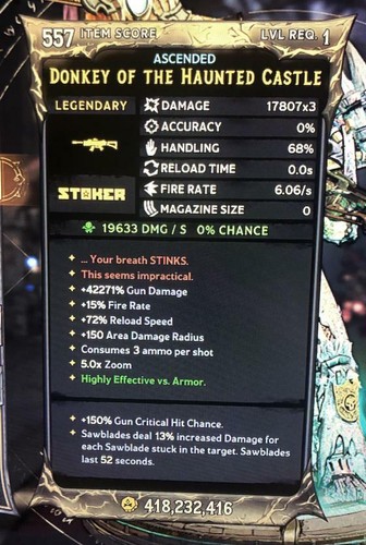 Tiny Tina's Wonderlands LEVEL 1 MODDED GEAR ⭐️ Articoli GodMode (PS4/5 | XBOX | PC) - Foto 65 di 207