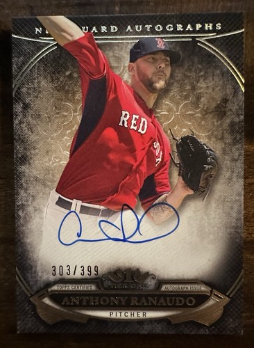 ANTHONY RANAUDO 2015 TOPPS TIER ONE NEW GUARD SP AUTO /399 CARD #NGA-ARA - Picture 2 of 7