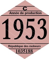 vignette 1953 pour mobylette MOTOBECANE MOTOCONFORT VAP SOLEX PEUGEOT PUCH ...