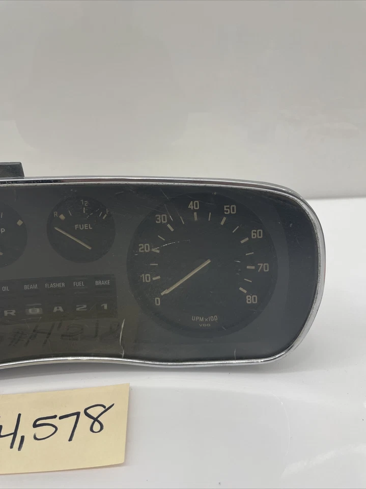 复古 Bmw 巴伐利亚仪表板仪表组 1974 年仅零件速度计 Speedo — 第 4/4 张图片