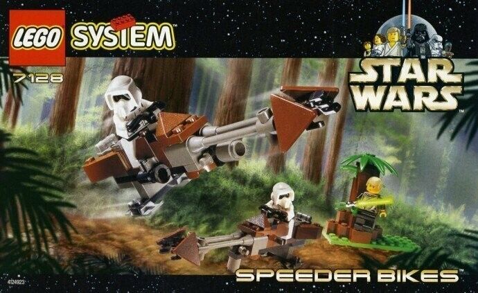 LEGO 7128 Speeder Bikes Star Wars series in 1999 / 7-12 years old