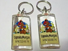 20 BRAND NEW CAPTAIN MORGAN ORIGINAL SPICED RUM ADVERTISING KEYCHAINS ~ L@@K ~