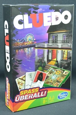 Hasbro Cluedo Compact Amusement Partout Jeu De Voyage NEUF OVP - Photo 1/4