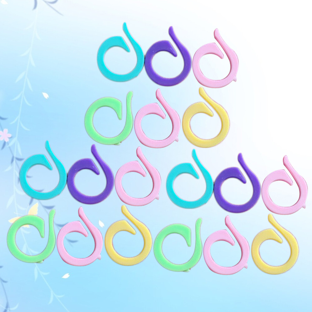  120 Pcs Knitting Ring Braid Tool Stitch Counter Split Crochet Markers