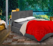 Piumino Invernale Tinta Unita Double Face Microfibra Anallergica Bordeaux Panna