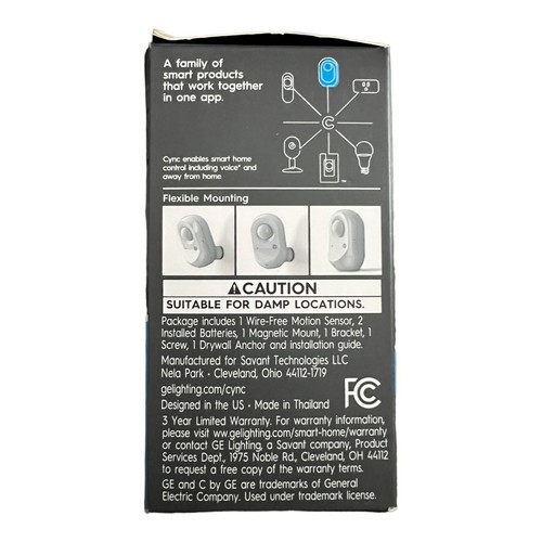GE Cync Smart Motion Sensor – Hands-Free Lighting Control, Battery-Powered - Picture 14 of 19