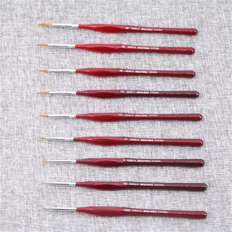 1PC Paint Brush Set Professional Sable Hair Detail Miniature Art Nail