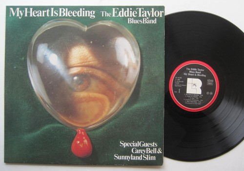 LP The Eddie Taylor Blues Band – My Heart Is Bleeding - VG++ Carey Bell - L+R