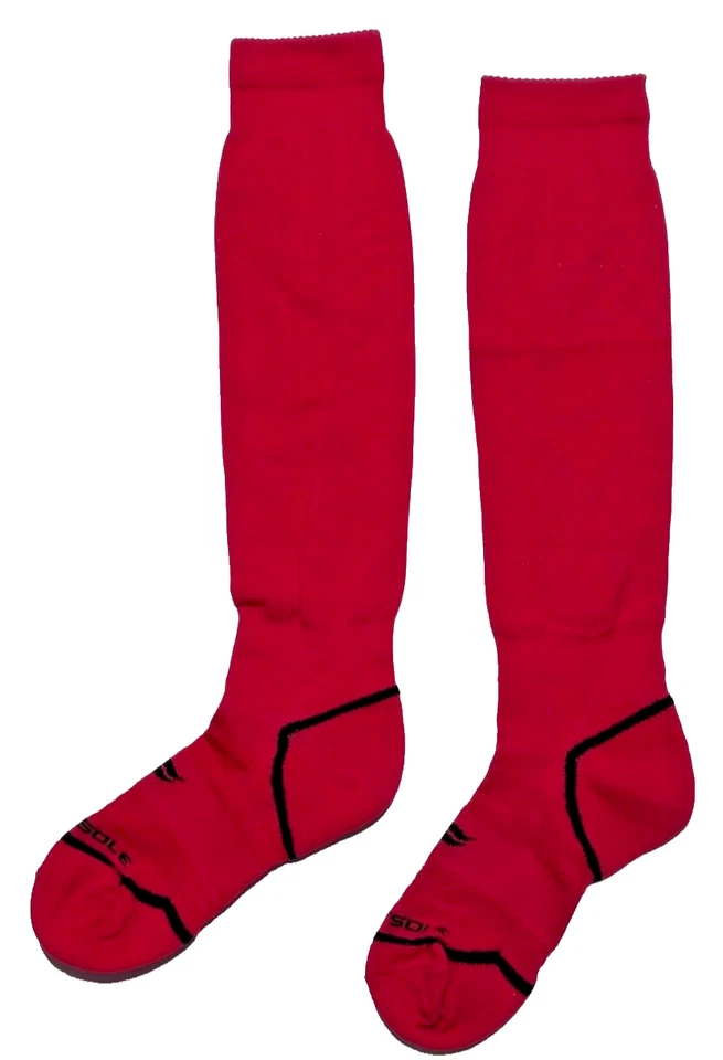 Suela de sofá, hasta la rodilla, All Sport Select, paquete de 2 calcetines rojos de equipo talla: para hombre 10-12,5 Foto 2 de 4